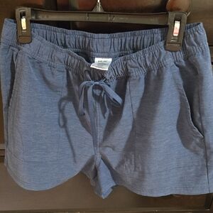 Huk Women's Drawstring Athletic Shorts - Navy Blue